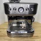 Fricoffee Espresso Machine With Grinder Stainless Steel Milk Frother New