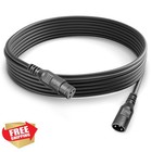 4x 10ft 3-pin Xlr Cables Male To Female Dmx Stage Light Extension