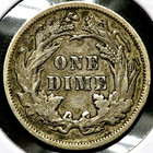 1878 Seated Liberty Dime 10 Cents  R1433