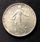 1915 French Silver  2 Francs  Wwi  High Grade  Enn Coins