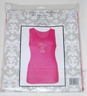 New Women s Pink Ribbed Bachelorette Bride To Be Ribbed Tank Top Sz M Runs Small