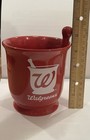 Walgreens Red Promotional Mortar And Pestle  Vintage Collectors Item - Rare 