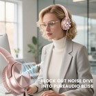 Over Ear Headphones Wired  Foldable 3 5mm Wired Headphones With Microphone  V   