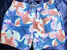 Vilebrequin Youth Swim Trunks Size 14 Blue And Red Starfish Pattern  Nautical