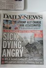 New York Post Ny Times Ny Daily News Charlie Kirk Dead September 11 2025