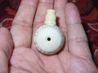 Large Nepal Tibet Buddhist Buddhist 3-holes Yak Bone Mala Prayer Guru Bead  z6 
