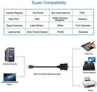 Usb To Rs232 Db9 Serial Cable Male Converter Adapter With Ftdi Chipset For Wi   