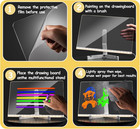 Led Note Board With Colors glowing Acrylic Dry Erase Board With Light light U   