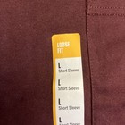 Carhartt Men Lot Of 2  Size Large Navy And Burgundy Pocket T Shirts Nwt