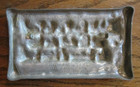 Vintage 1930 Zondervan Psalms 37 4 Decorative Metal Plaque W  Gold   Blue Finish