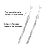 Rope Curtain Tiebacks Wall Mounted  Tie Backs For Curtain Holdbacks With 4 Me   