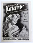 Josephine Antoine Soprano 1940s Booking Ad Concert Orchestra Performer