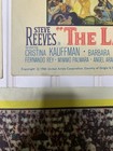 Original 1960 The Last Days Of Pompeii Title Card   Lobby Cards Set Steve Reeves