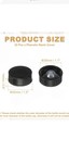 32pcs Phenolic Resin Cover 28mm Poly Seal Screw Caps Black
