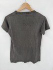 Vintage 70   s Kiss Concert Ringer T-shirt Band Size Small Usa Made Faded Black