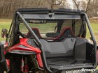 Superatv Light Tint Vented Rear Windshield For Honda Talon 1000r   1000x  2019  