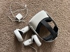 Meta Quest 2 Standalone Vr Headset White W  Controllers  Cable   Case