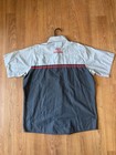 Red Kap Toyota Mechanic Technician Work Uniform Button-up Short Sleeve Sz Large 