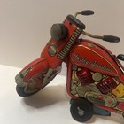 Vtg Japan Tin Litho Friction Toy Tn Nomura Harley Davidson Motorcycle