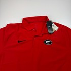 New Nike Georgia Bulldogs Polo Shirt Mens Extra Large Xl Red Dri Fit Logo Ncaa