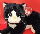 Ty Classic Shadow Kitty Cat Black   White Tuxedo Green Eyes 2014 Stuffed Plush