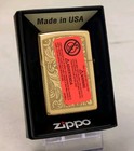 Zippo 254b Marlboro Venetian Design On High Polish Brass Lighter  Nov 2024  New