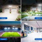 Sansi Motion Sensor Light Outdoor 10 000lm Led Security Wall Mounted Floodlight 