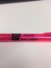 Custom Printed Pink Wide Body Click Pens W  Black Text Perfect For Your Business