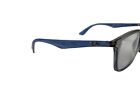 Rayban Rb7047 Optics Transparent Grey Blue  Frame Clear Prescription Lens W case