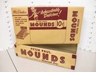 Mounds Peter Paul 1950s Cartoon Elf Vintage Store Display Candy Bar Box