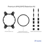 Premium Amd Am4 am5 Retention Kit For Asetek-based Liquid Coolers     Black