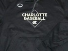 Zach Muckenhirn Team Issued Black Charlotte Knights Evoshield Hooded Sweatshirt