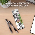 Pen Z-grip Retractable Ballpoint Pen  Medium Point  1 0mm  Black Ink  2-count