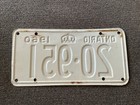Rare 1960 Ontario Canada License Plate Original Chevy Ford Dodge Nice Plate 