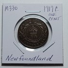 1919 C Newfoundland Canada Large One Cent 1 Penny George V  M330