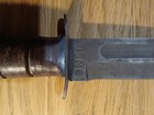 Ka-bar Usmc Wwii Fighting Knife Original W  Usmc Leather Sheath
