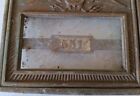 Antique U s  Post Office Brass Door Box Double Combination Lock With Glass