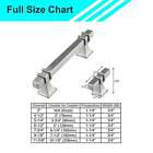 Brushed Nickel Traditional Cabinet Handles Pull Kitchen Hardware Stainless Steel