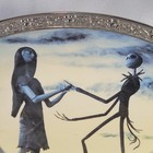 Disney Nightmare Before Christmas Plate Jack Sally W  Stand Original Box