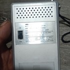 Portable Pocket Am fm Solid State Radio Model A1320 Silver Compact Travel