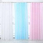 Peva Shower Curtain Liner With Hooks 180x180cm  Mildew Resistant  Waterproof Usa