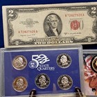 Estate Sale Junk Drawer Coin Collection Lot Seated Liberty Quarter - Silver  1