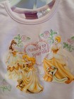 Nwt Disney Kids Y2k Vintage Princess Top   Denim Set Size 4t Belle Cinderella