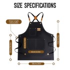 Aprons For Men With Large Pockets  Waterproof Cotton Chef Aprons For Cooking    