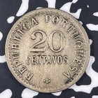 1921 Angola 20 Centavos Lot c9511