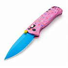 Benchmade 535 Color Folding Knife Blue Blade Pink Handle Edc Pocket Knife