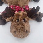 Dan Dee 22  Plush Floppy Moose Plaid Antler Stuffed Animal Holiday Fast Shipping