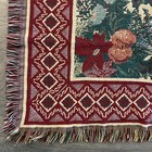 Goodwin Weavers Christmas Village Shops Tapestry Throw Blanket - Made In Usa    