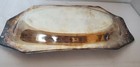 Serving Tray Irvinware Silver Plate Platter 12  X 6  Long Oblong 