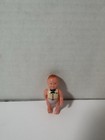 Renwal 1 12 Scale Vintage Painted Plastic Male Doll  2 In  Brown Hair